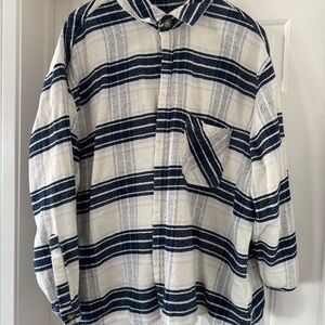 SOLD Elwood Striped Button-Up Shirt